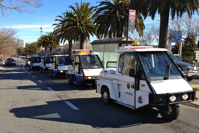 You’re not a true San Franciscan unless you know about ParkMobile (an app that lets you feed the parking meters through your smartphone). A parking ticket in SF costs about $76. Image via Flickr
