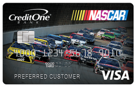 credit one nascar rewards card