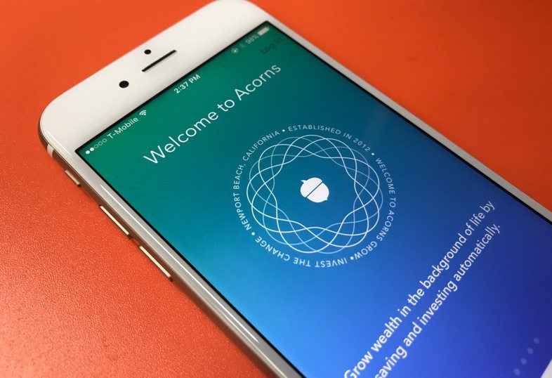 Acorns iPhone App